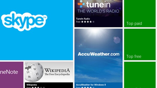 Windows 8: το θέμα των εφαρμογών