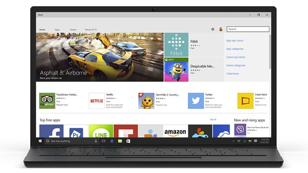 Windows 10: πρόοδος στο θέμα των apps