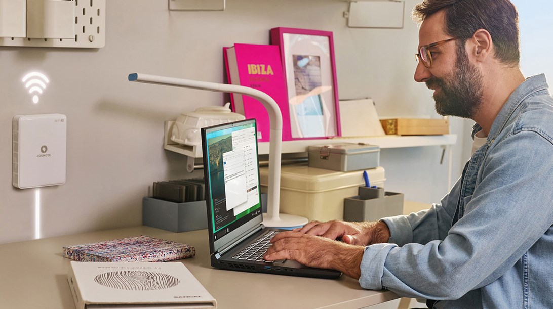 COSMOTE TELEKOM: Ολοκληρωμένη εμπειρία Fiber στο πιο μεγάλο δίκτυο οπτικών ινών της χώρας